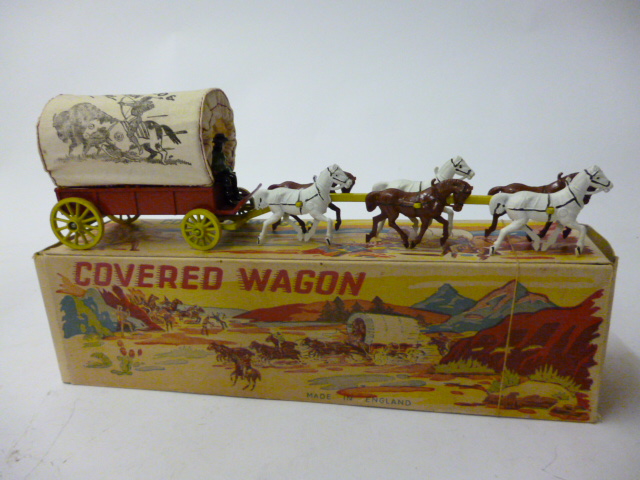 Appraisal: A Modern Products covered wagon die cast with six horse