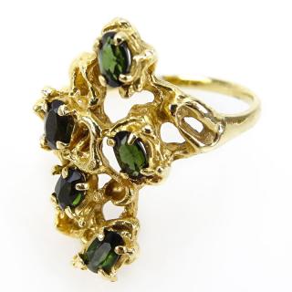 Appraisal: Lady's Vintage Oval Cut Peridot and Karat Yellow Gold Free