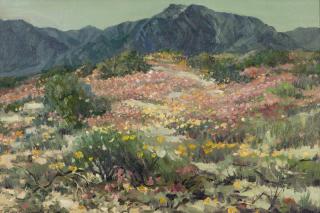 Appraisal: Emerson Lewis ''Spring Verbenas'' signed lower left Emerson Lewis titled