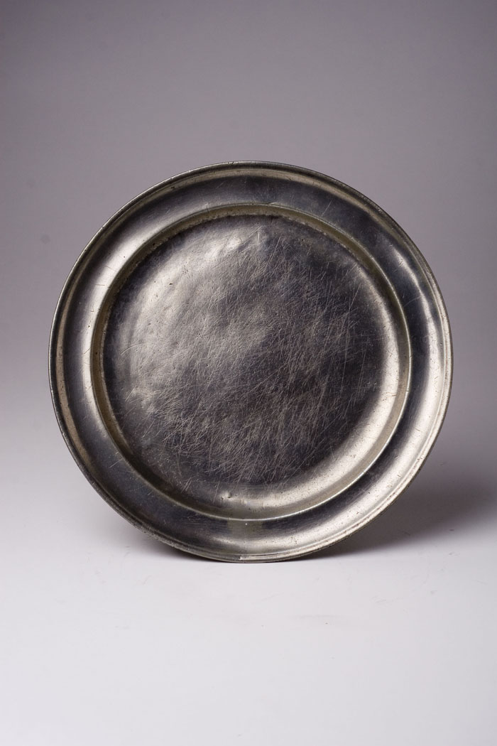 Appraisal: PEWTER PLATE DAVID MELVILLE - Newport Rhode Island circa -