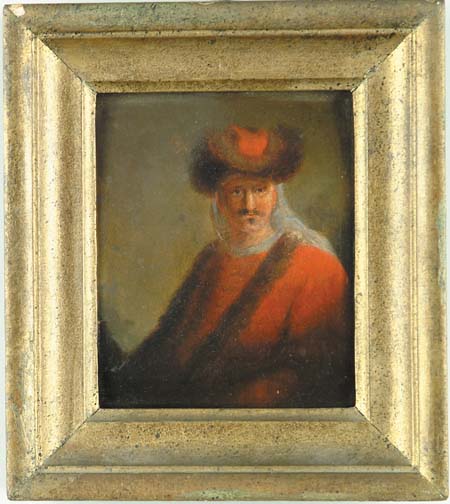 Appraisal: UNSIGNED European th Century PORTRAIT OF A GENTLEMAN Small oil