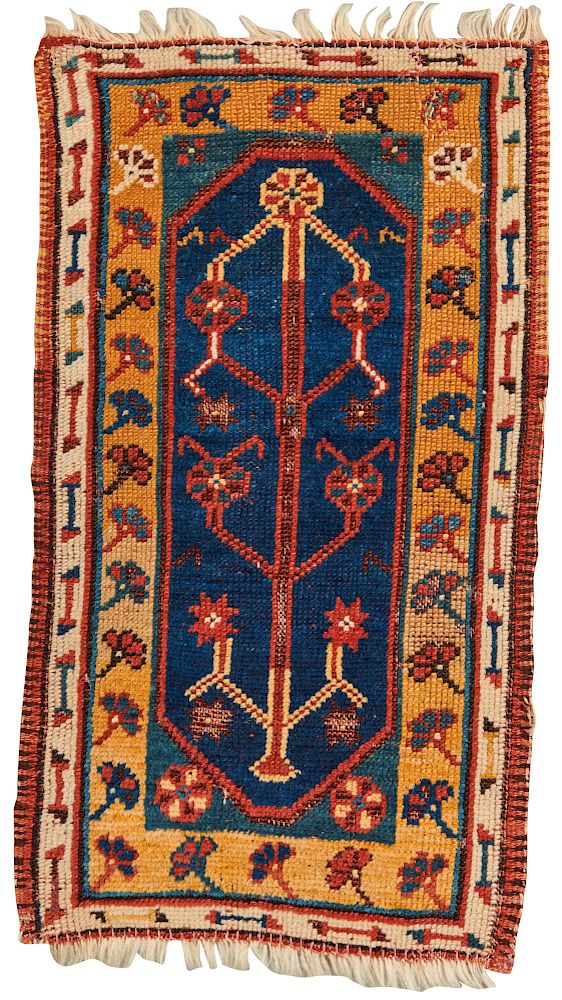 Appraisal: Makri Small Rug Turkish mid th century ft in x