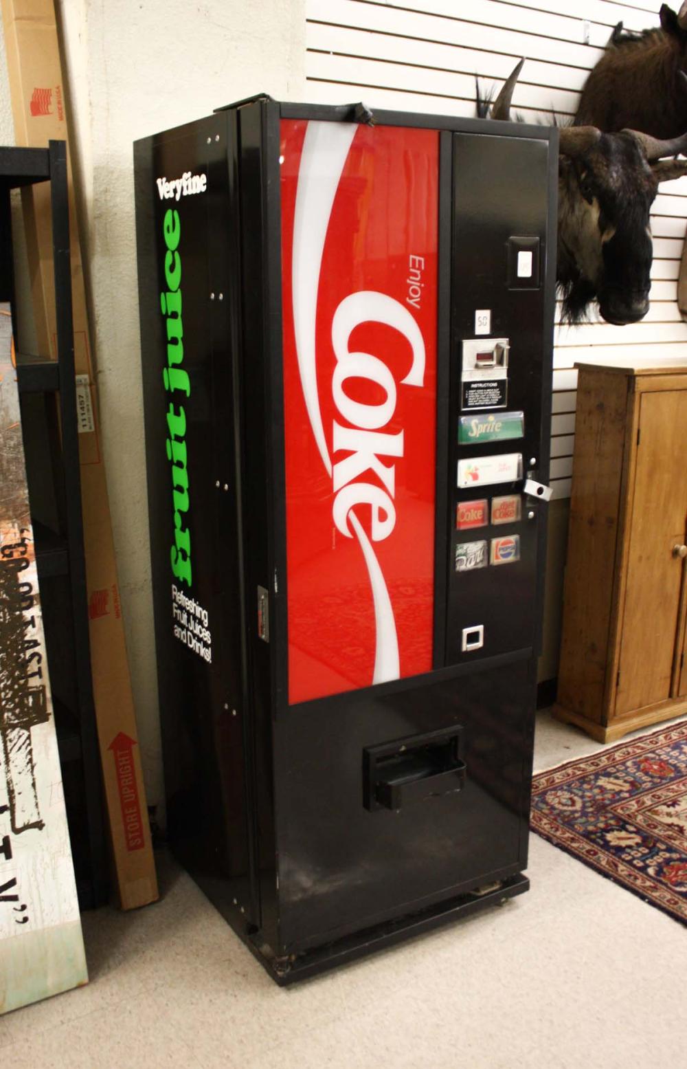 Appraisal: REFRIGERATED SOFT DRINK VENDING MACHINE Dixie-Narco Co Ranson West Virginia