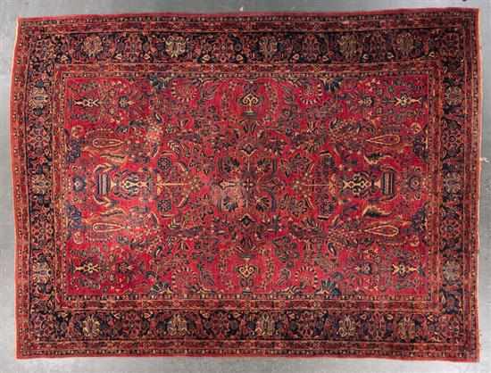 Appraisal: Antique Sarouk carpet Persia circa x Estimate - Slight wear