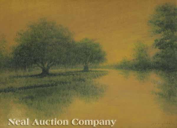 Appraisal: Alexander John Drysdale American New Orleans - Sunset on the