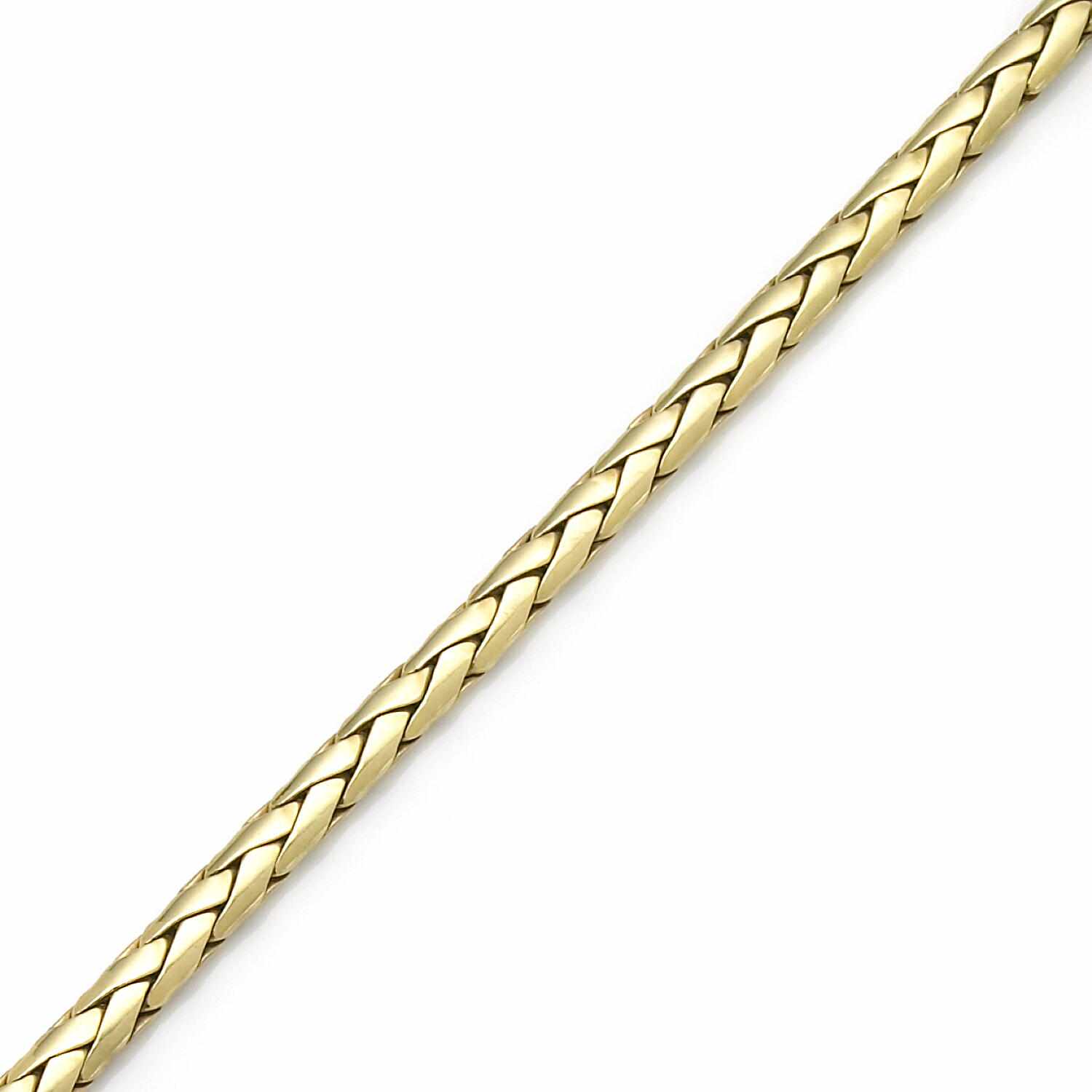 Appraisal: A k gold necklace length in g with additional length