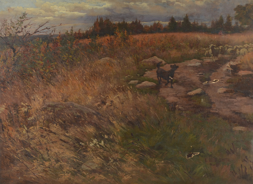 Appraisal: SMITH Elmer Boyd Canadian America - Autumnal Pastoral Landscape with