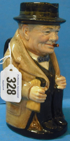 Appraisal: Royal Doulton small size Toby Jug Winston Churchill with rare