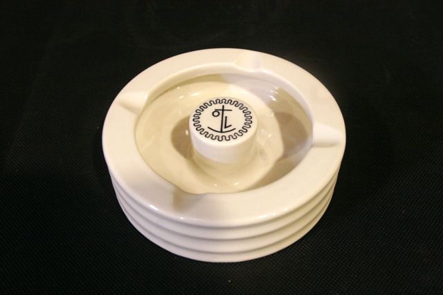 Appraisal: A Royal Doulton 'Orient line' advertising ashtray circular ribbed body