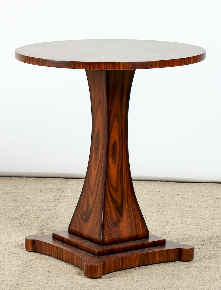 Appraisal: Modern Biedermeir Style Rosewood Table Modern Biedermeir Style Rosewood Table