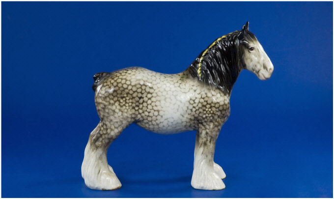 Appraisal: Beswick Animal Figure Shire Mare Model No st version Rocking