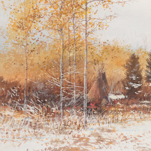 Appraisal: Steven O'Donnell Scott American b A Pair of Camp Scene