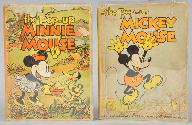 Appraisal: Lot of Walt Disney Mickey Mouse Pop-Up Books Description Some