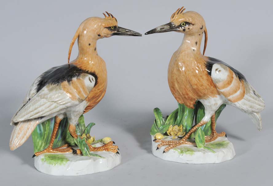 Appraisal: Pair of French Porcelain Birds high stamped made in France