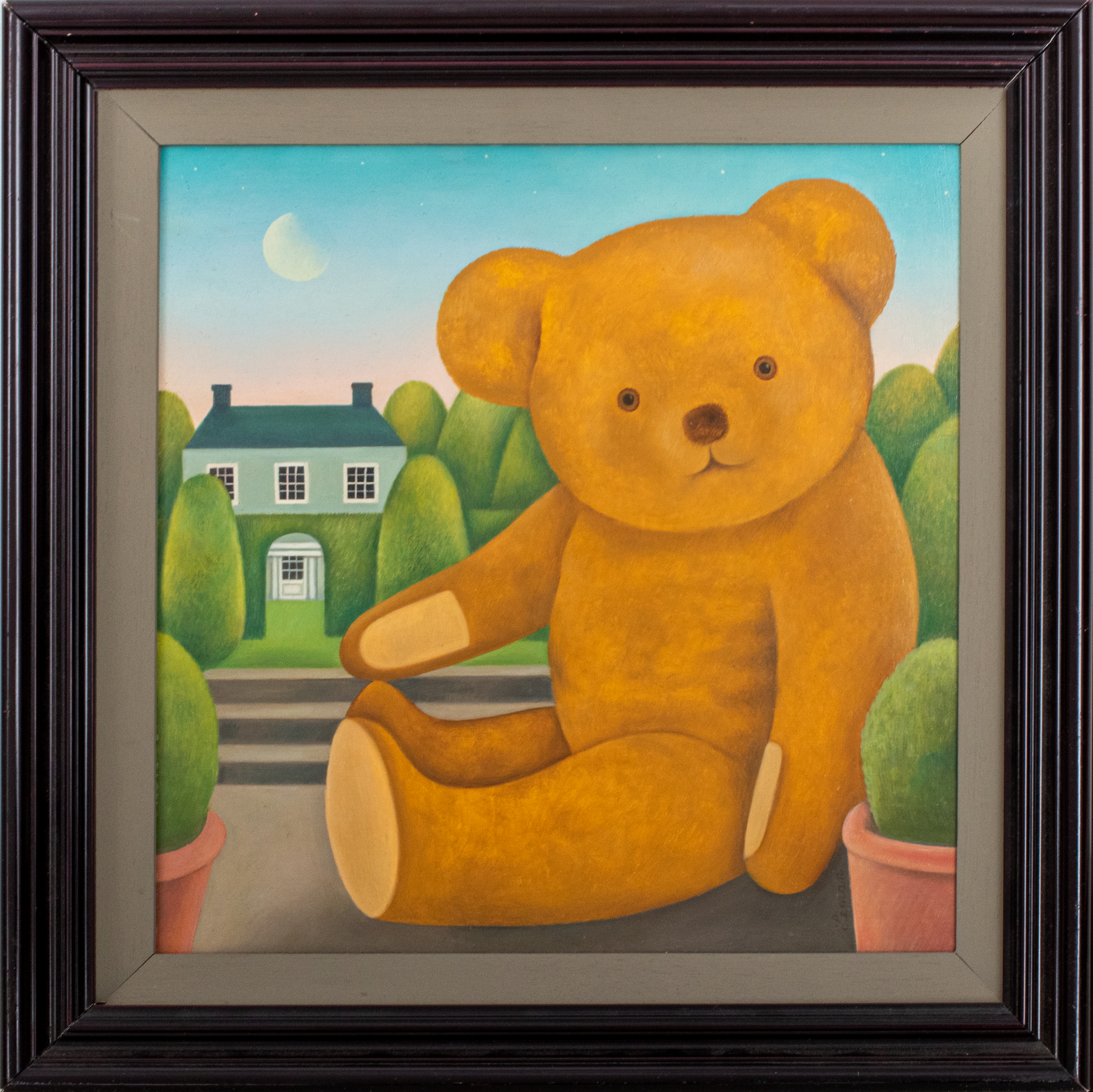 Appraisal: MARTIN LEMAN TEDDY BEAR OIL ON BOARD Martin Leman English