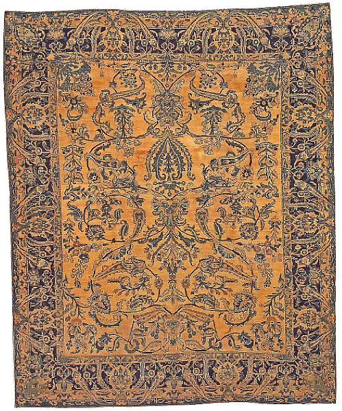 Appraisal: A Kerman carpet South Central Persia late th century size