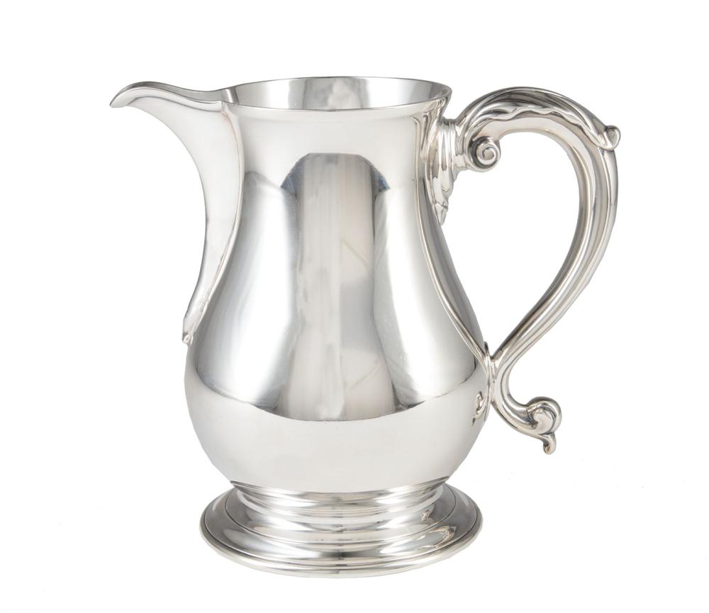 Appraisal: Tiffany Co Makers Sterling Silver Pitcher pattern introduced after a