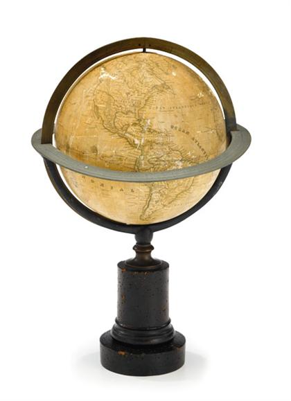 Appraisal: French terrestrial table globe c h dien dated paris The