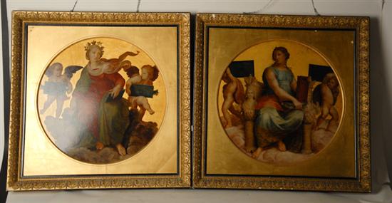 Appraisal: A Pair of L th C Continental Oils on Panel