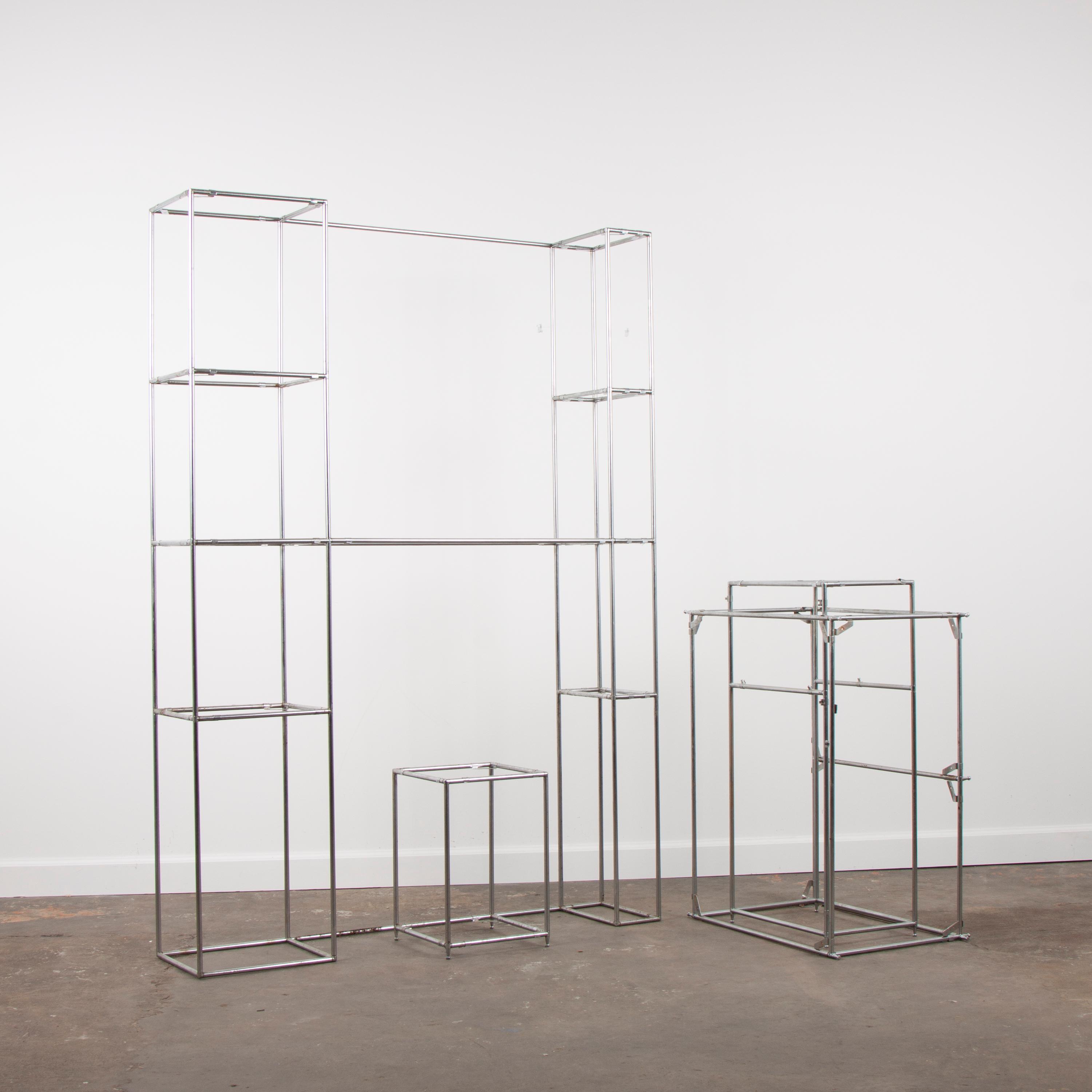 Appraisal: POUL CADOVIUS 'ABSTRACTA' MODULAR SHELVING A large grouping of lightweight