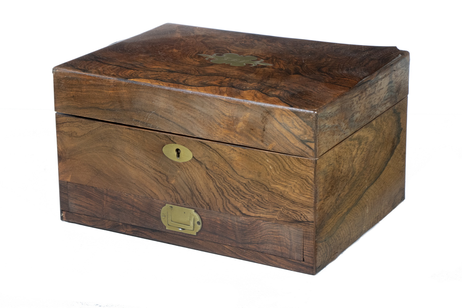 Appraisal: ENGLISH ROSEWOOD HUMIDOR th c English Rosewood Box fitted as