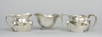 Appraisal: Sterling Silver Creamer SugarSterling Silver Footed Bowl Marked on bottom