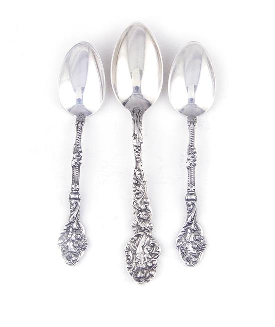 Appraisal: Gorham Versailles pattern sterling flatware circa comprising demitasse L spoon