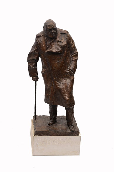 Appraisal: IVOR ROBERTS- JONES R A - SIR WINSTON CHURCHILL maquette