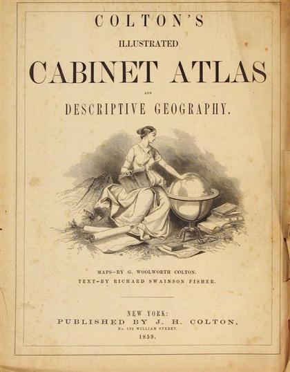 Appraisal: vols American th-Century Atlases Colton's Illustrated Cabinet Atlas and Descriptive