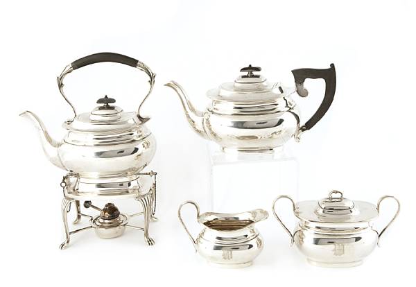 Appraisal: A George VI silver six piece tea and coffee set