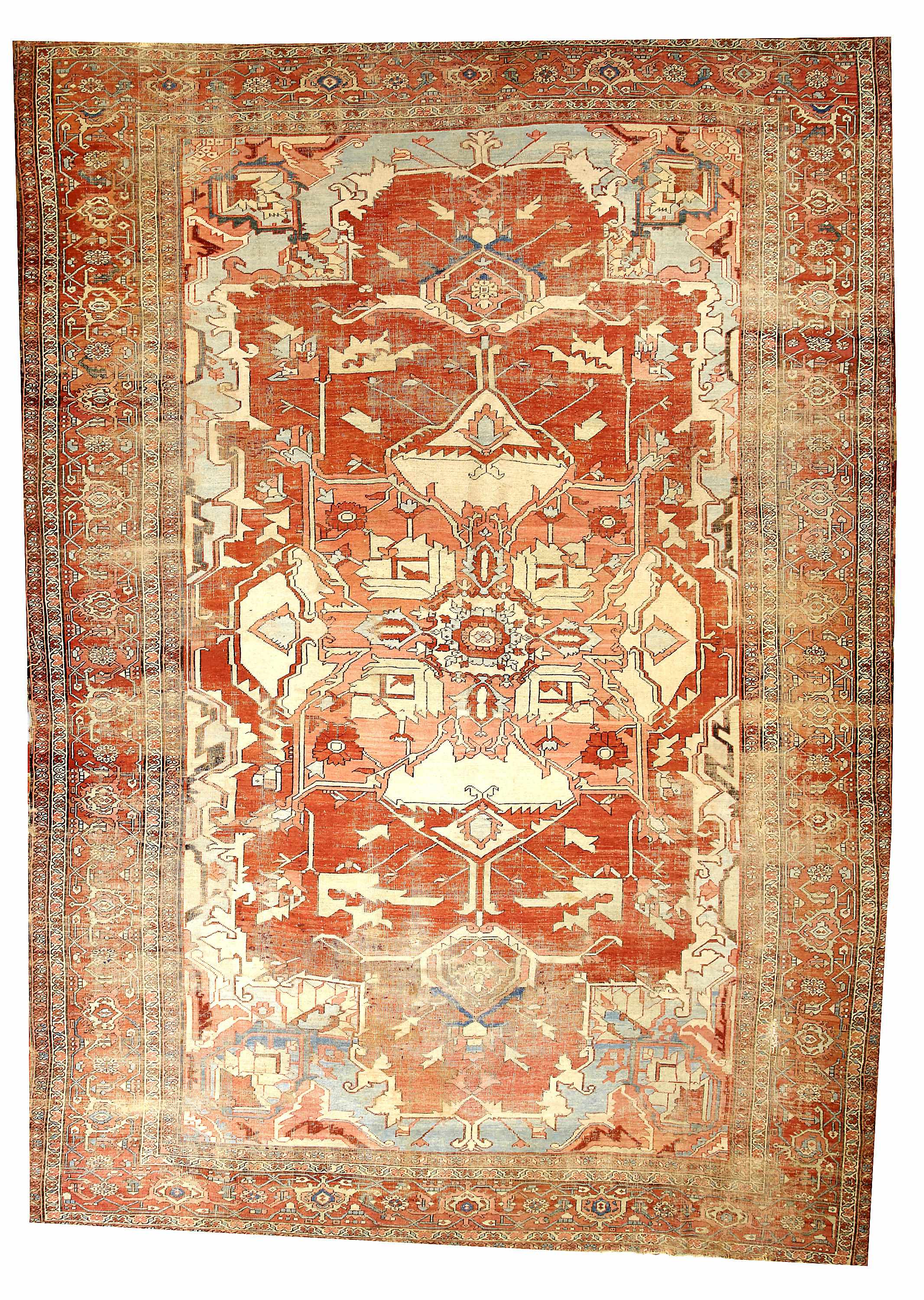 Appraisal: A Serapi carpet Northwest Persialate th centurysize approximately ft x