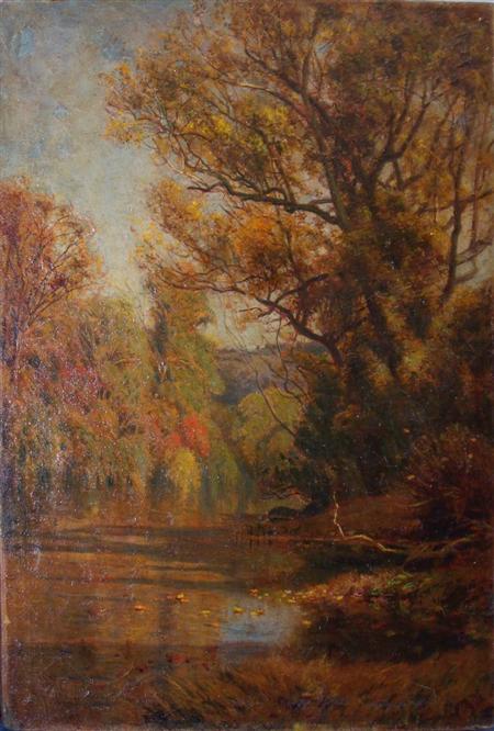 Appraisal: Edward Parker Hayden American - The River in September Estimate