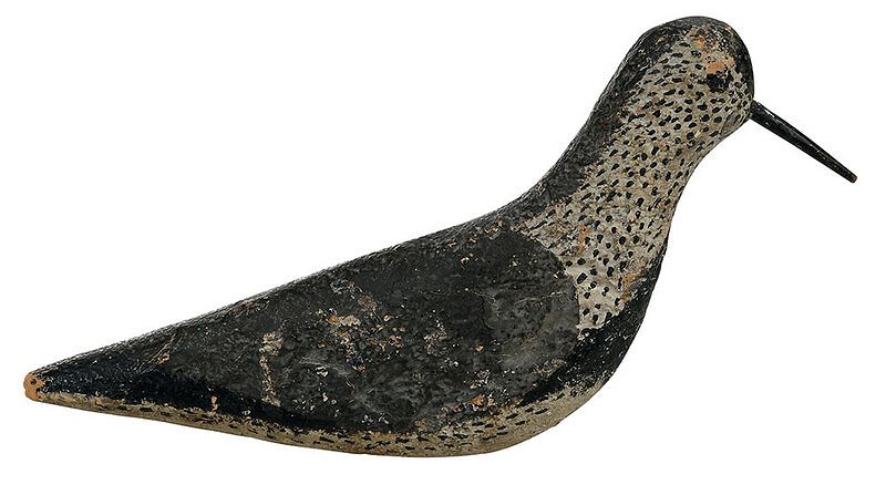 Appraisal: Attributed Thomas Gelston Shorebird Decoy Thomas H Gelston Quogue Long