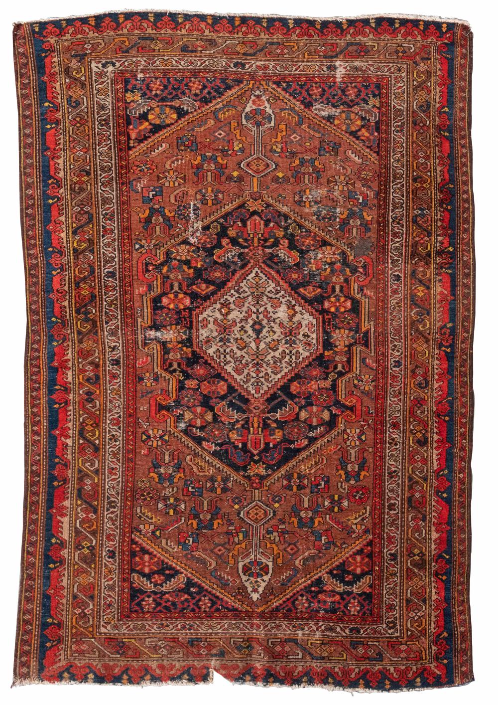 Appraisal: HAMADAN RUG X LATE TH EARLY TH CENTURYHAMADAN RUG '