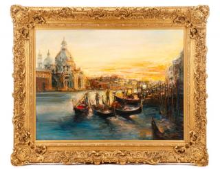 Appraisal: Stephen Shortridge Venice Evening Oil on Canvas Stephen Shortridge American