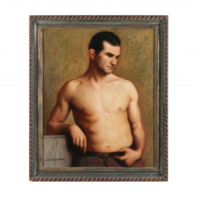 Appraisal: CARMINE CARBONE AMERICAN - PORTRAIT OF A YOUNG MAN Oil