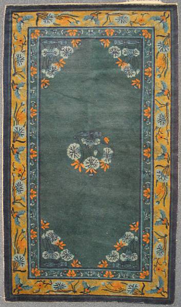 Appraisal: A Chinese rug size approximately ft x ft in