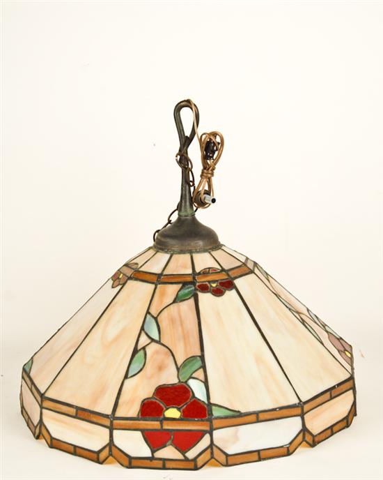 Appraisal: An 's Gaslight Hanging Light converted to electric and with