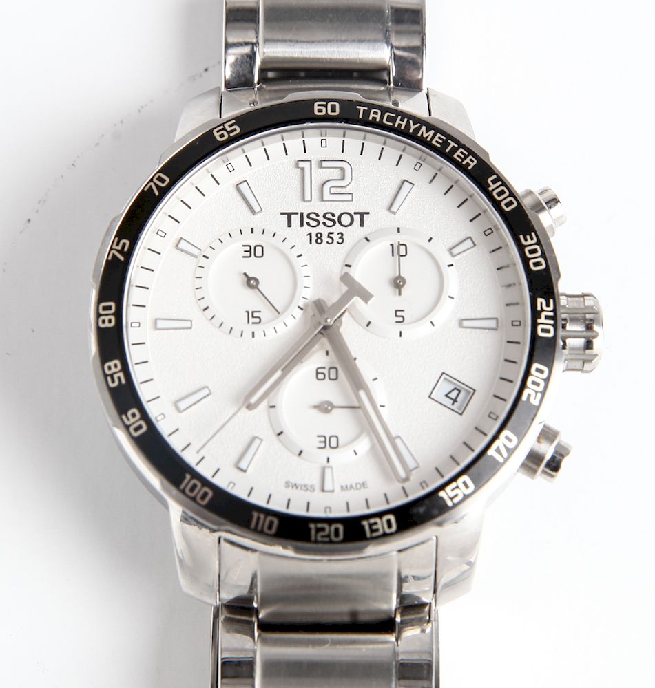 Appraisal: Tissot Tachymeter Stainless Steel Wristwatch Tissot tachymeter stainless steel wristwatch