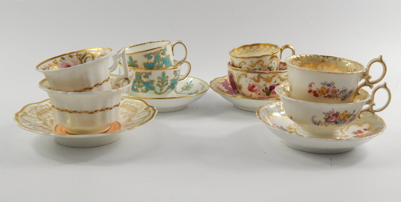 Appraisal: A quantity of porcelain trios early thC comprising three Minton