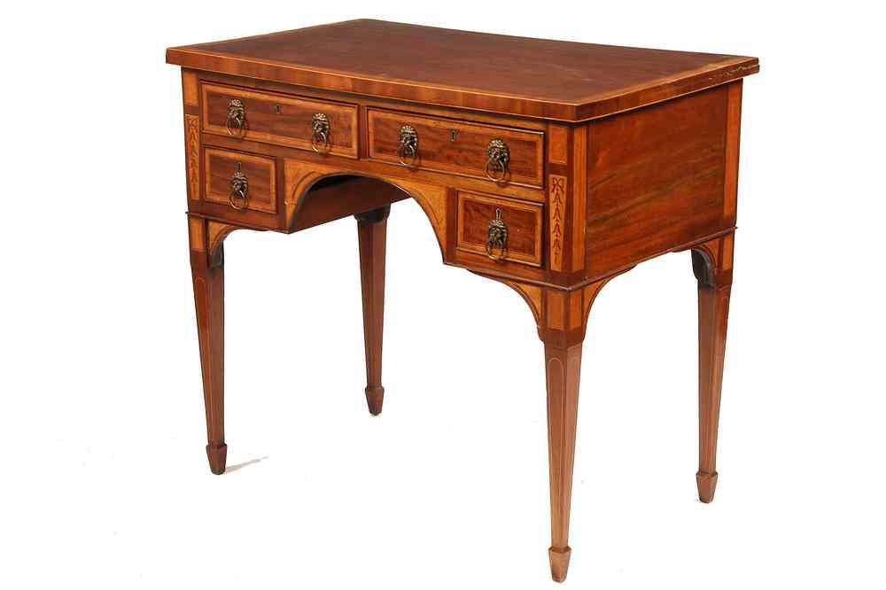 Appraisal: ENGLISH HEPPLEWHITE SERVER - George III Server in Inlaid Mahogany