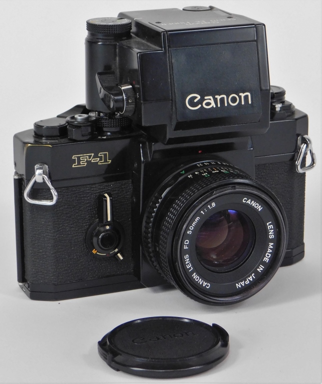 Appraisal: CANON F- BLACK BODY SLR CAMERA Canon F- Black Body