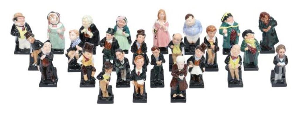 Appraisal: lot of Royal Doulton porcelain Charles Dickens figures including set