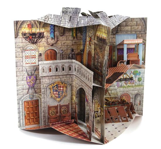 Appraisal: Medieval architecture and castle pop-up books and punch-out village Osband