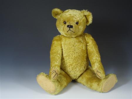 Appraisal: An early mid th century teddy bear Probably English with