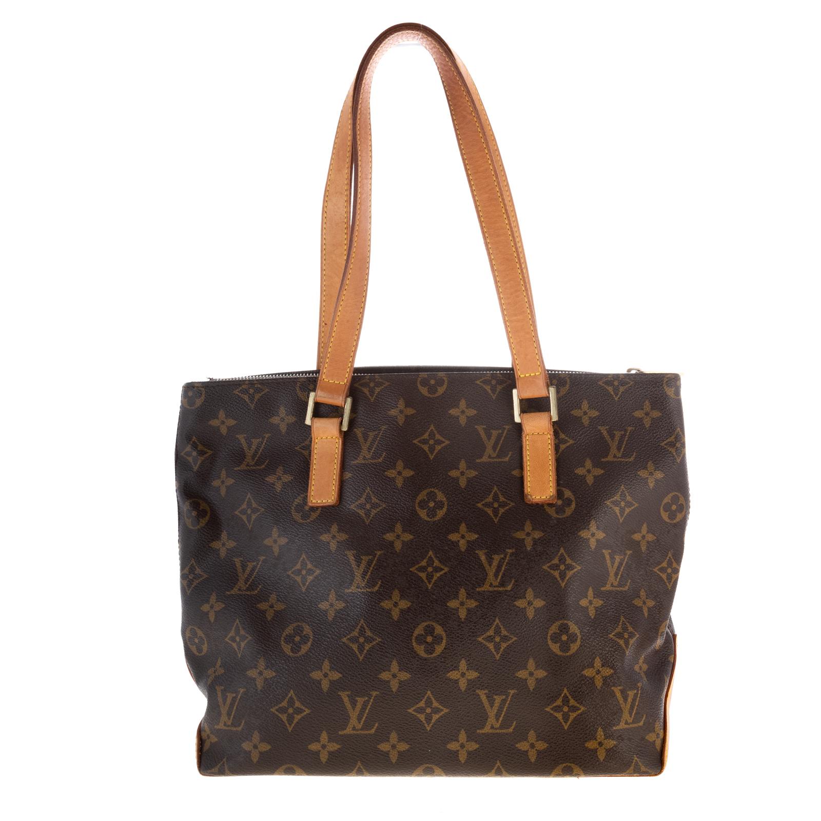 Appraisal: A LOUIS VUITTON MONOGRAM CABAS PIANO A brown and tan