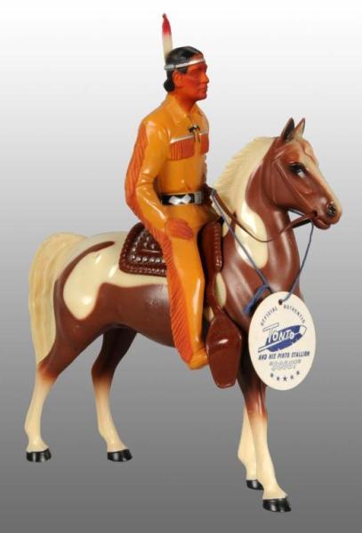 Appraisal: Hartland Horse and Tonto Rider Description Plastic Includes original string