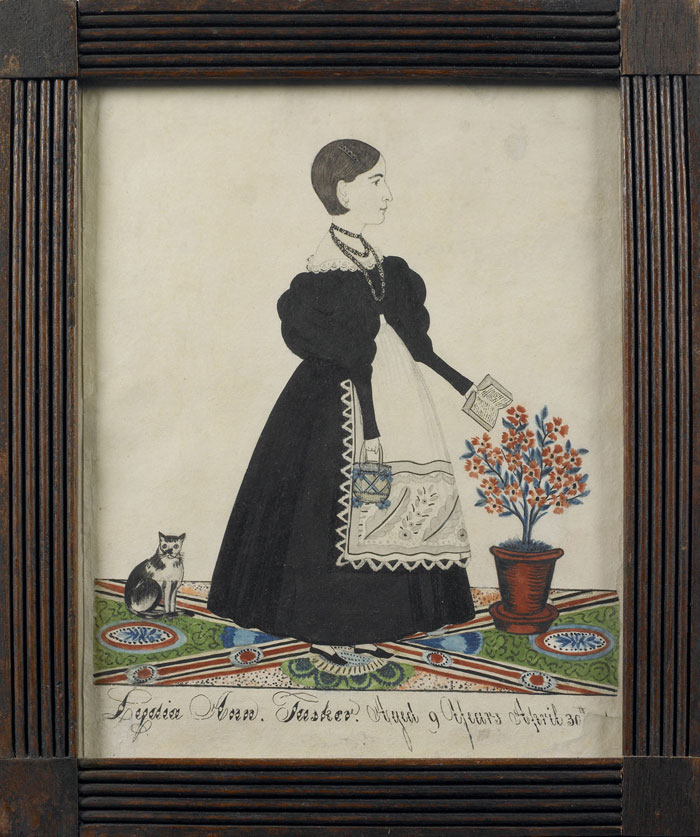 Appraisal: JOSEPH H DAVIS - NEW HAMPSHIRE PORTRAIT OF LYDIA ANN