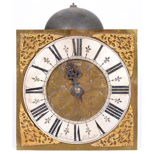 Appraisal: An English thirty hour clock movement and dial Tho Dicker