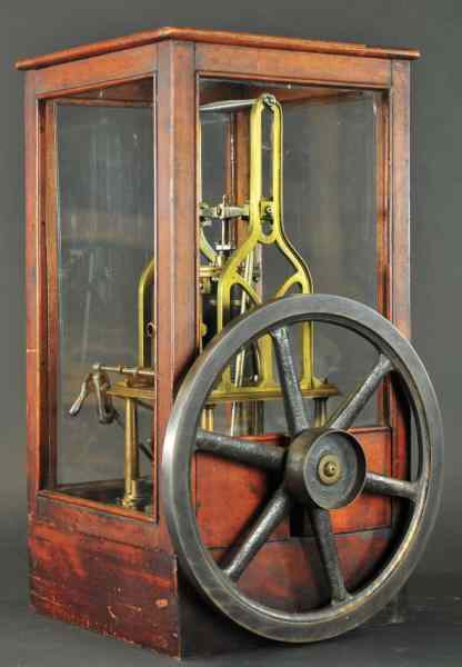 Appraisal: MUSEUM QUALITY MACHINIST MODEL ENGINE Steam driven model made of